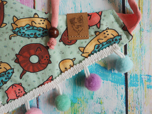 Katzenhalstuch - Katzenaccessoires - Donut - Cats & Calories