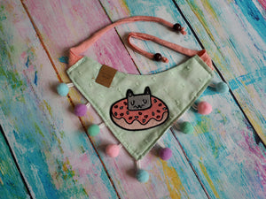 Katzenhalstuch - Katzenaccessoires - Donut - Cats & Calories