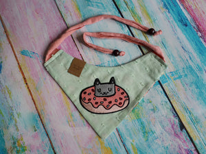 Katzenhalstuch - Katzenaccessoires - Donut - Cats & Calories